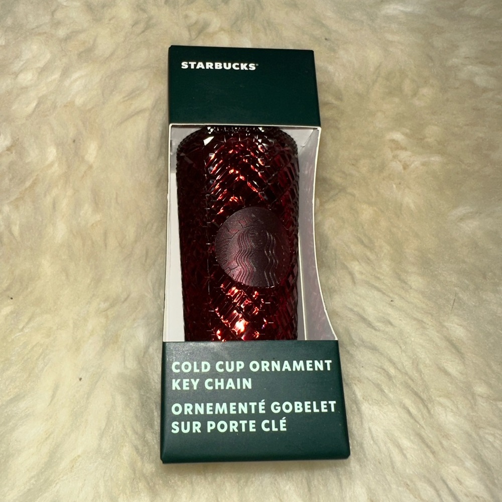 Starbucks Red Ornament Keychain